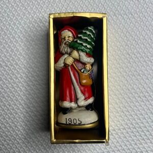 Vtg Memories of Santa 1905 Figurine Christmas Collectible Ornament In Box 6in‎